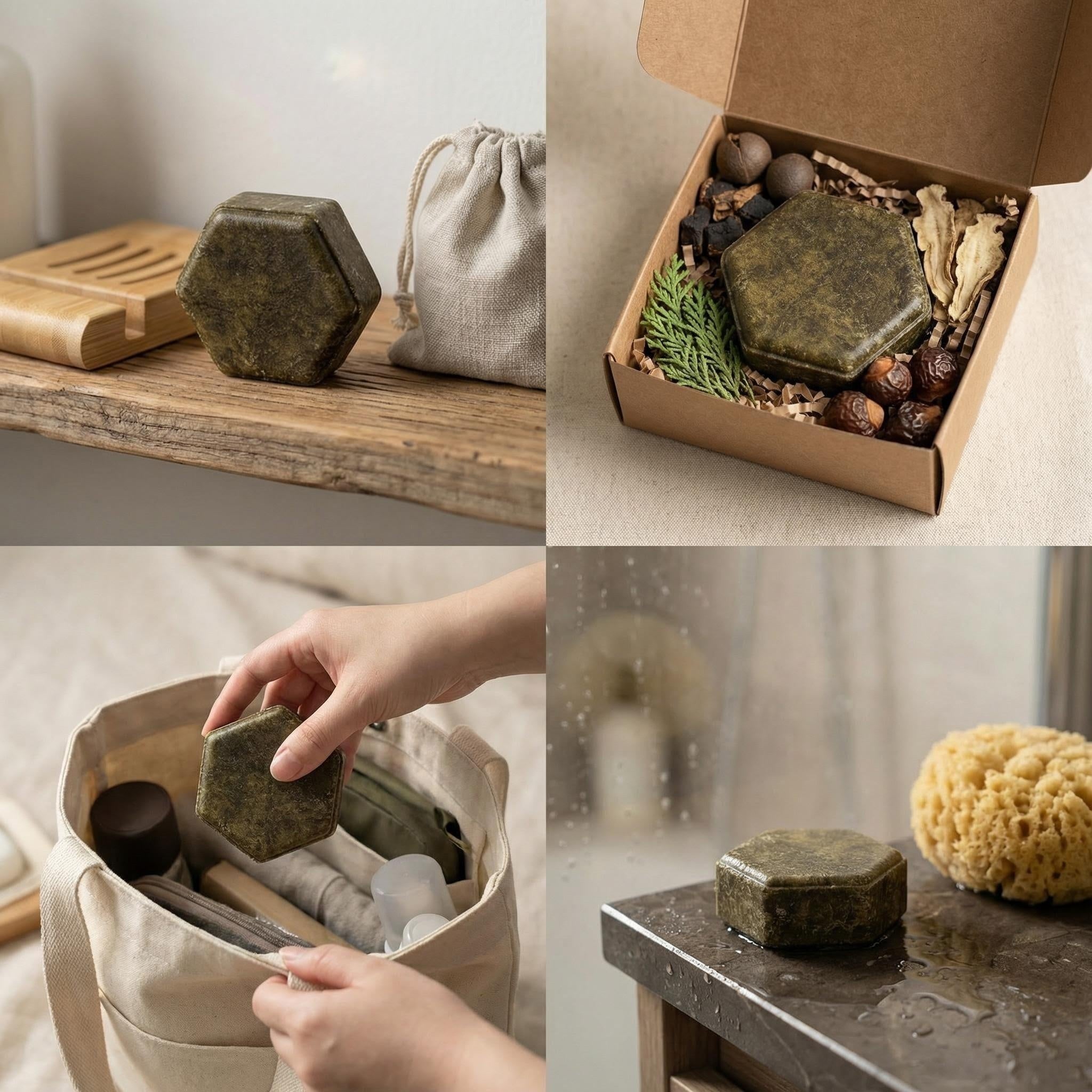 TEA CAKE & FO-TI Heritage Repair Shampoo Bar