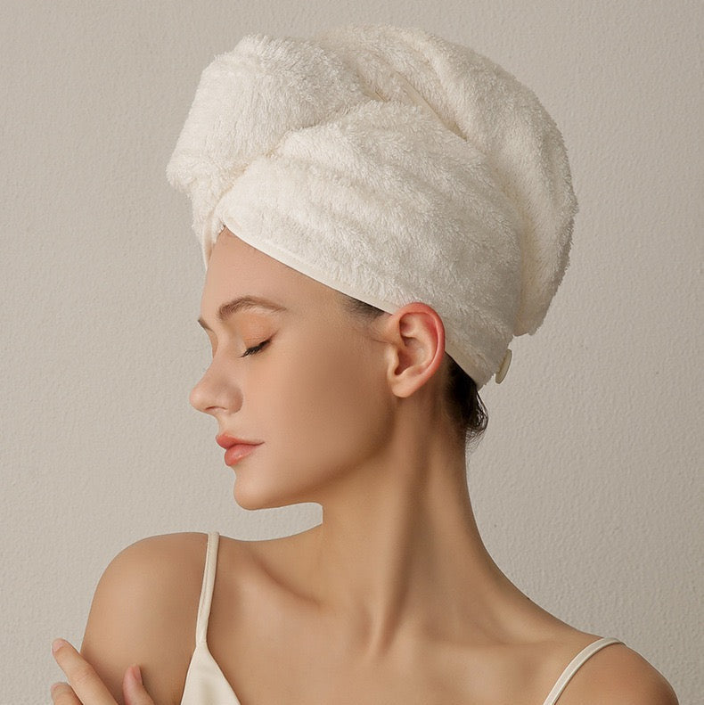 Pure Cotton Hair Drying Wrap