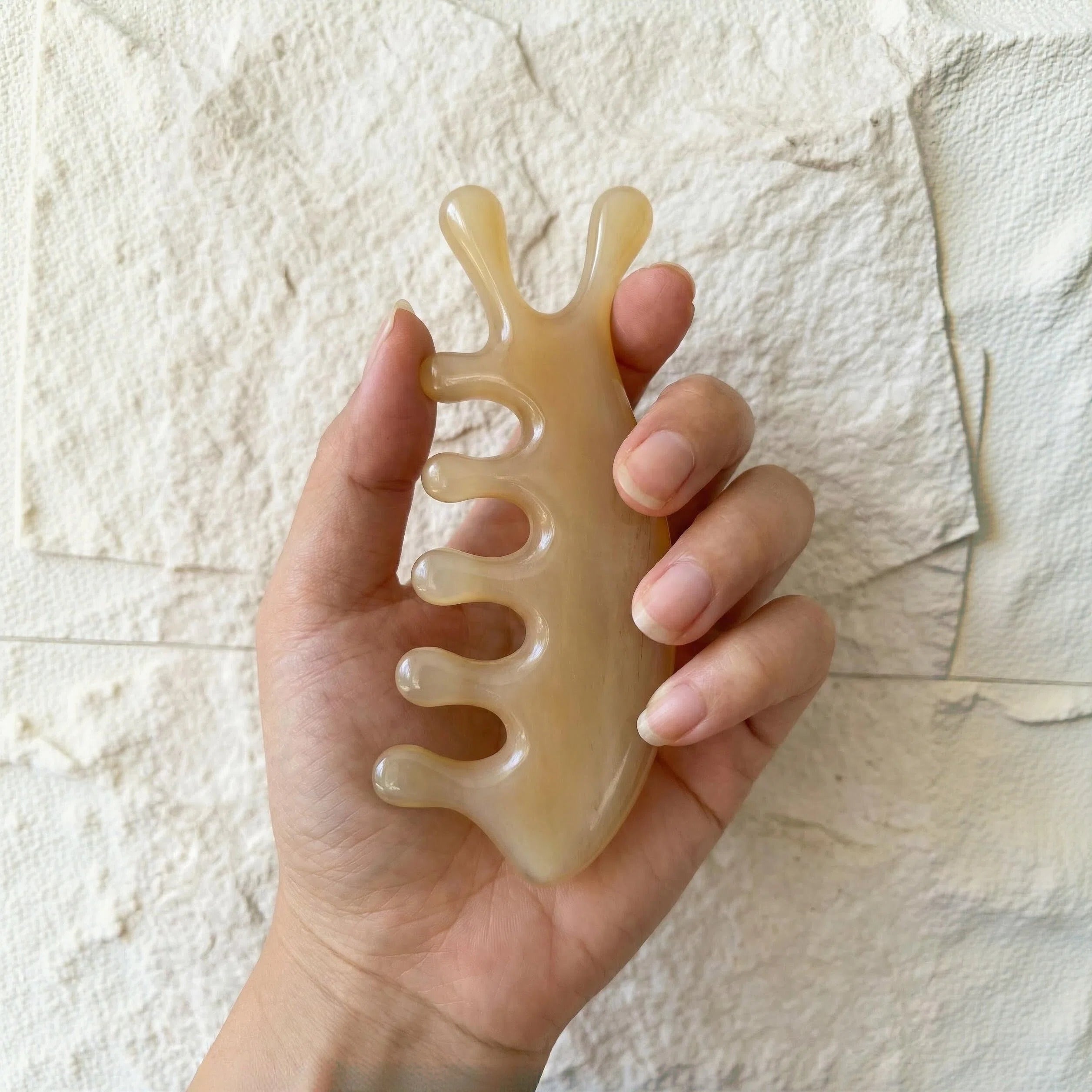 Natural Ox Horn Massage Comb