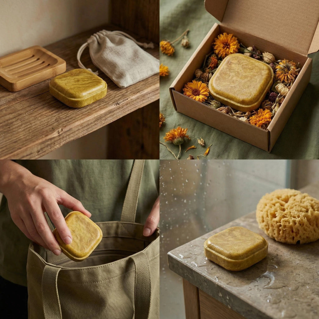 GINGER & CALENDULA Scalp Vitality Shampoo Bar